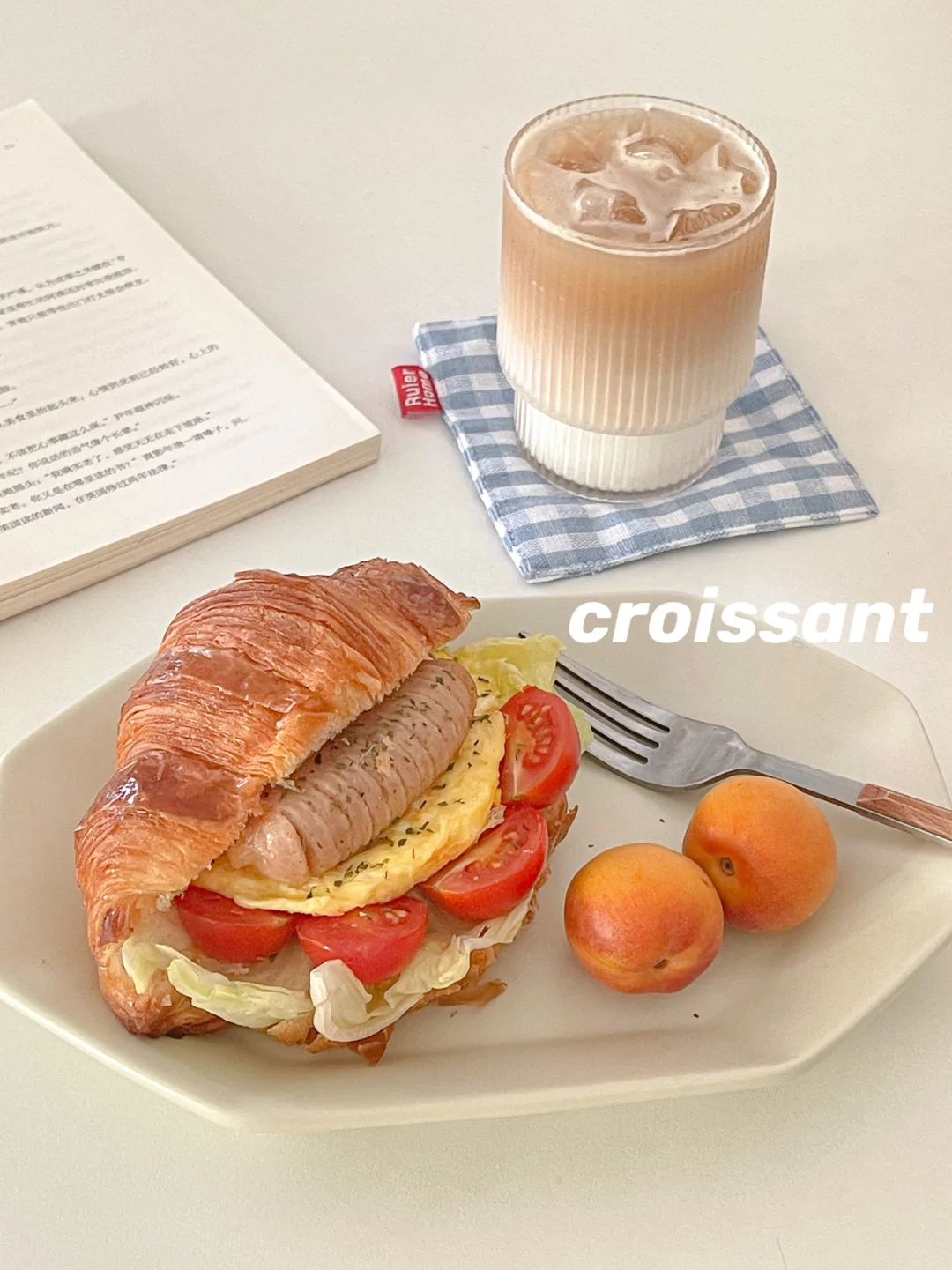 酥脆的可颂三明治🥪｜快手又好吃🥣