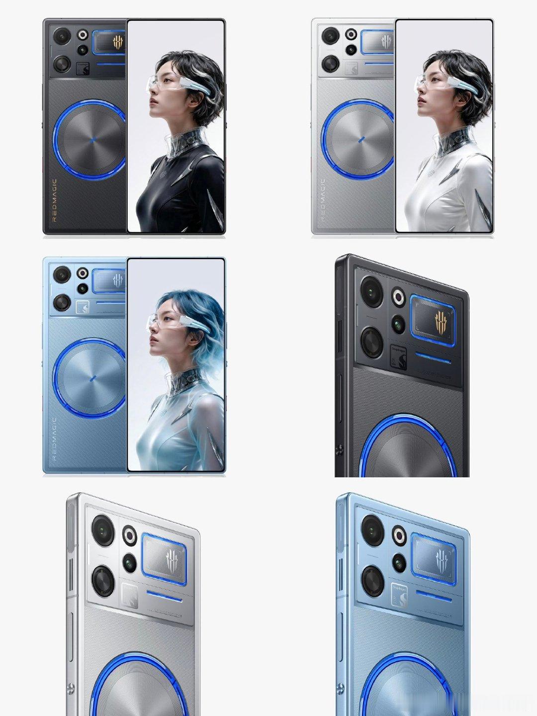 红魔12 Pro+官方直接放出真机照了，这个外观依旧游戏感拉满！[吃瓜] ​