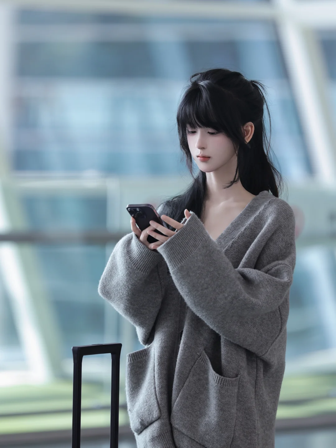 当我约了一个站姐拍照