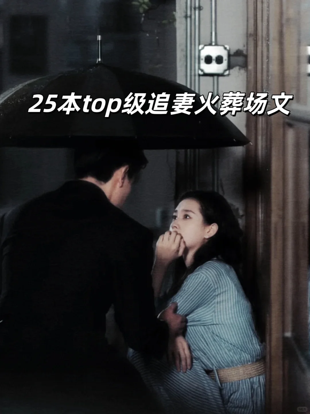 25本Top级追妻火葬场小说！本本精品无代餐