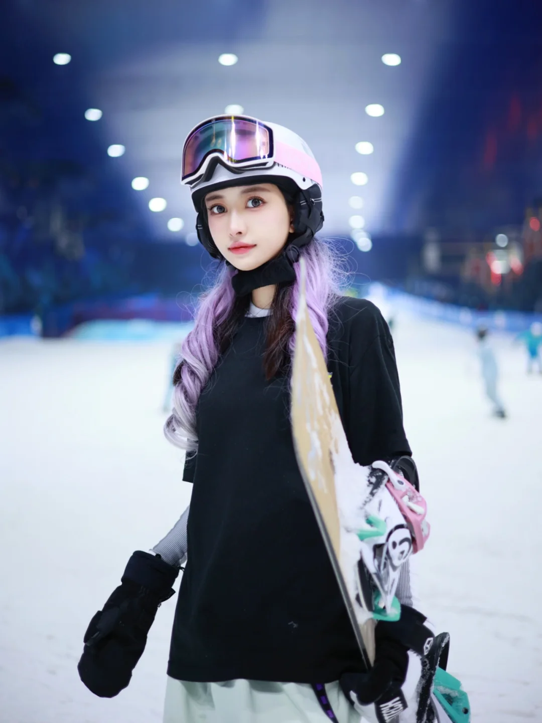 好好练习滑雪，将来才能陪他上高级道