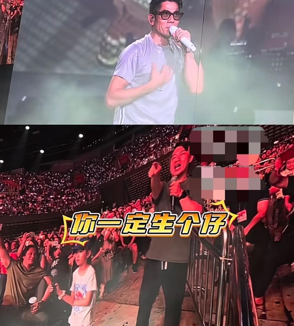 郭富城深圳演唱会，一个男歌迷举着灯牌喊“你一定生个仔”，现场哄堂大笑。郭富城愣了一下，转头看向方媛坐的方向，连连摆手说“是歌迷说的啊”，然后补了一句：随缘啦，有三个女儿我觉得是天注定的，我已经很幸福了。这话听着轻，其实很重。他六十岁了，台上唱跳三个小时不带喘，台下三个女儿围着转，手机屏保是女儿九宫格