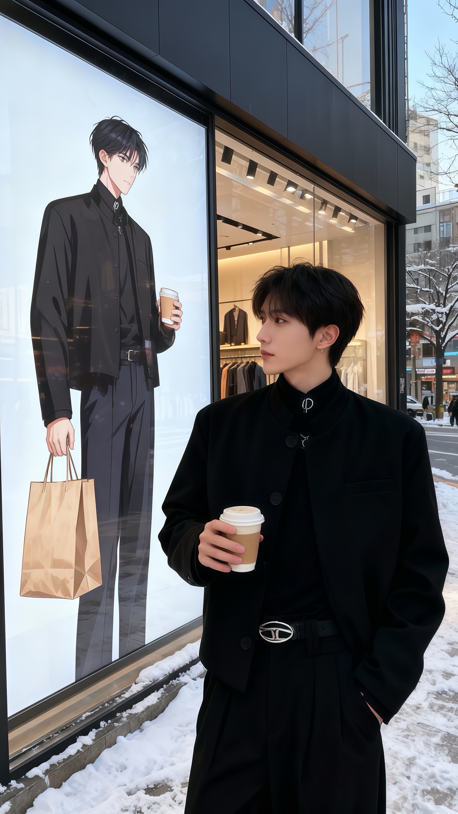 <p>穿搭ootd  黑色系穿搭  时尚气质穿搭  暗黑系穿搭  潮流...