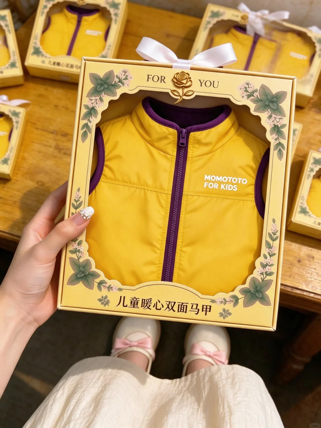 就一件宝宝马甲而已，却被误以为很贵的礼物