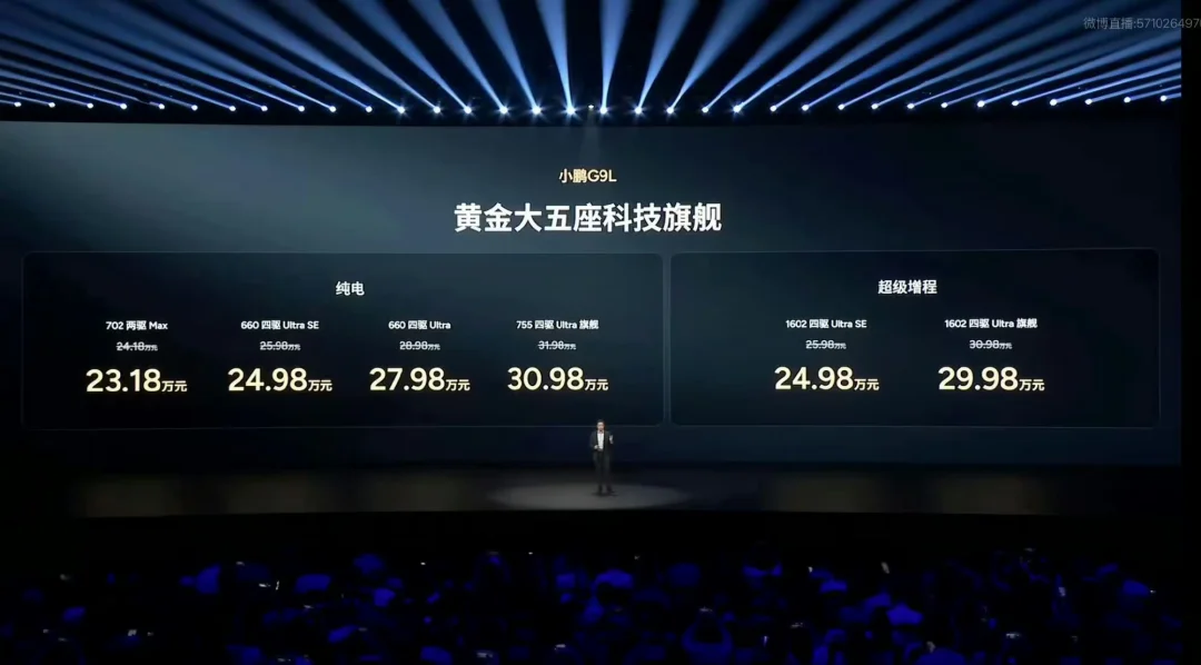 23.18万起！小鹏G9L正式发布！真是狠啊！