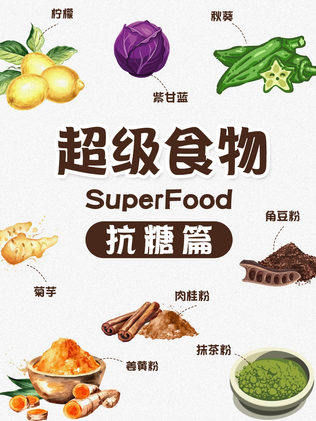 超级食物—抗糖篇👸🏻女生请你一定要控糖！