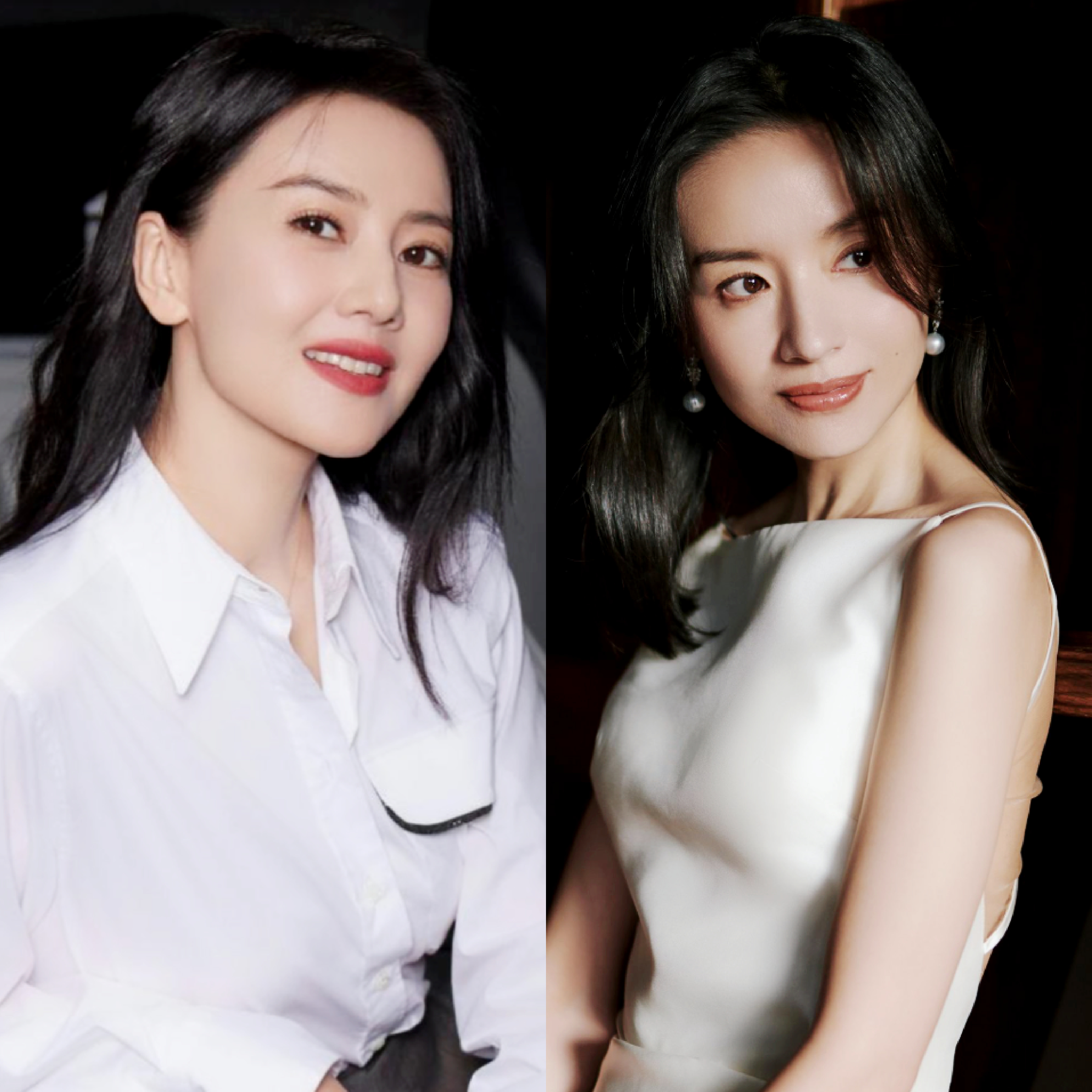 发现没？ 高圆圆、董洁虽然都是大美女， 但两个人却美得完全不一样！  ...