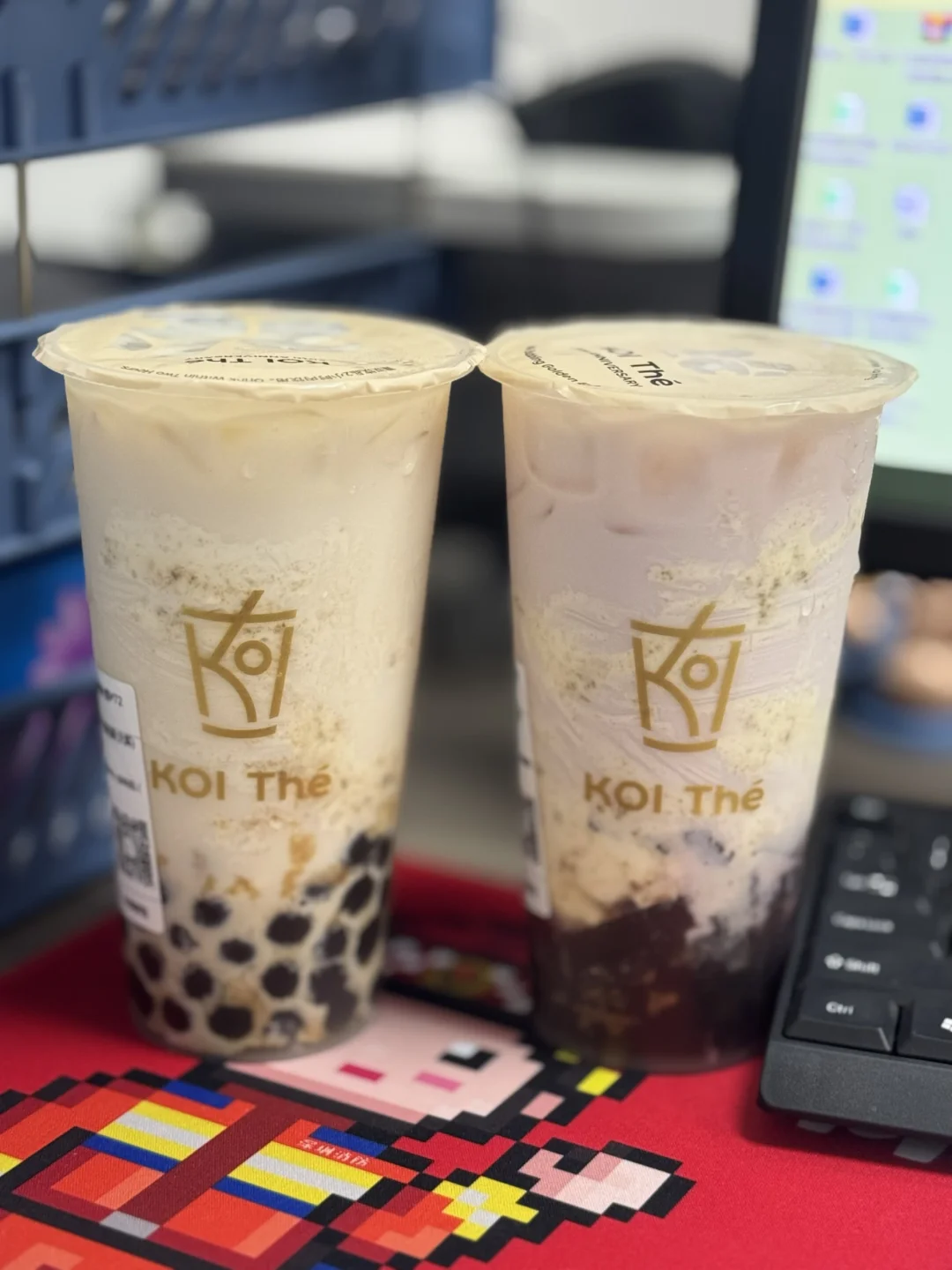 KOI鲜品：比利时酥酪金乌龙奶茶