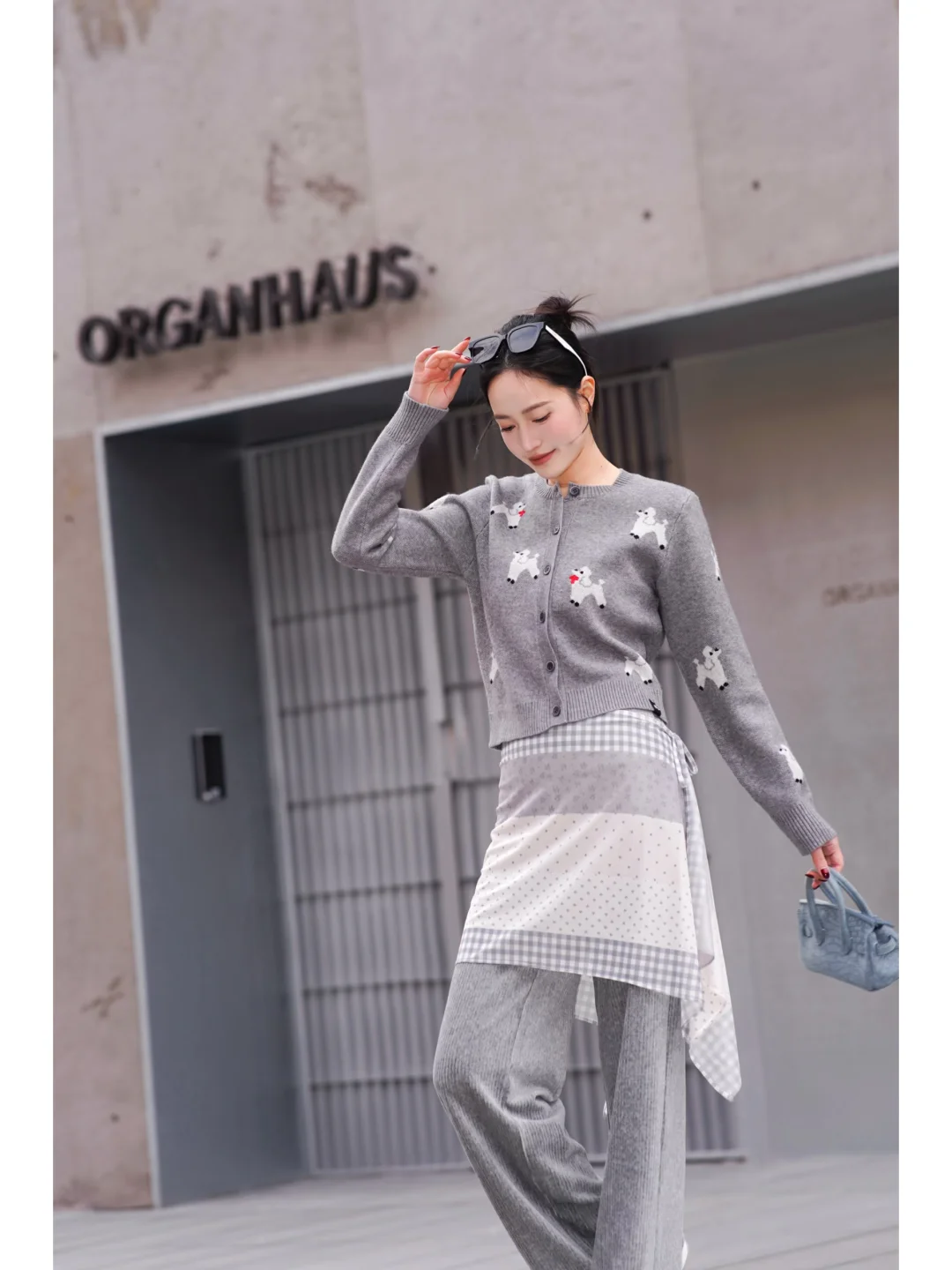 韩里韩气的秋冬灰色系outfits