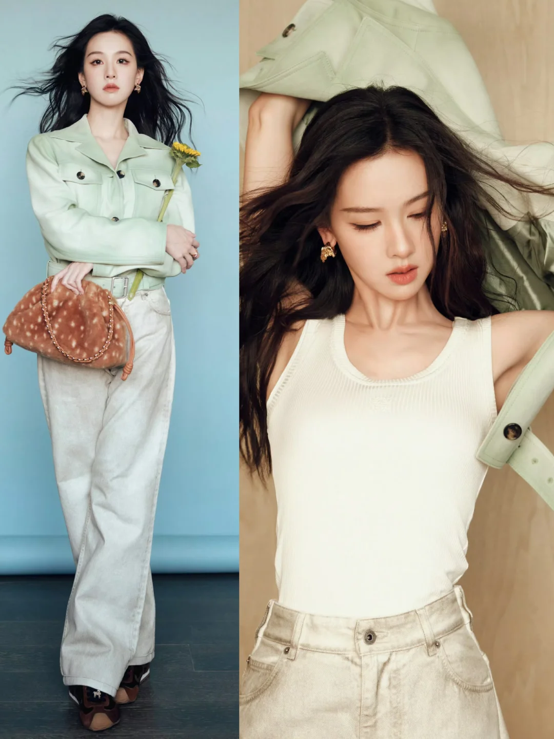 陈都灵早春，嘟嘟请多尝试这种明艳挂造型