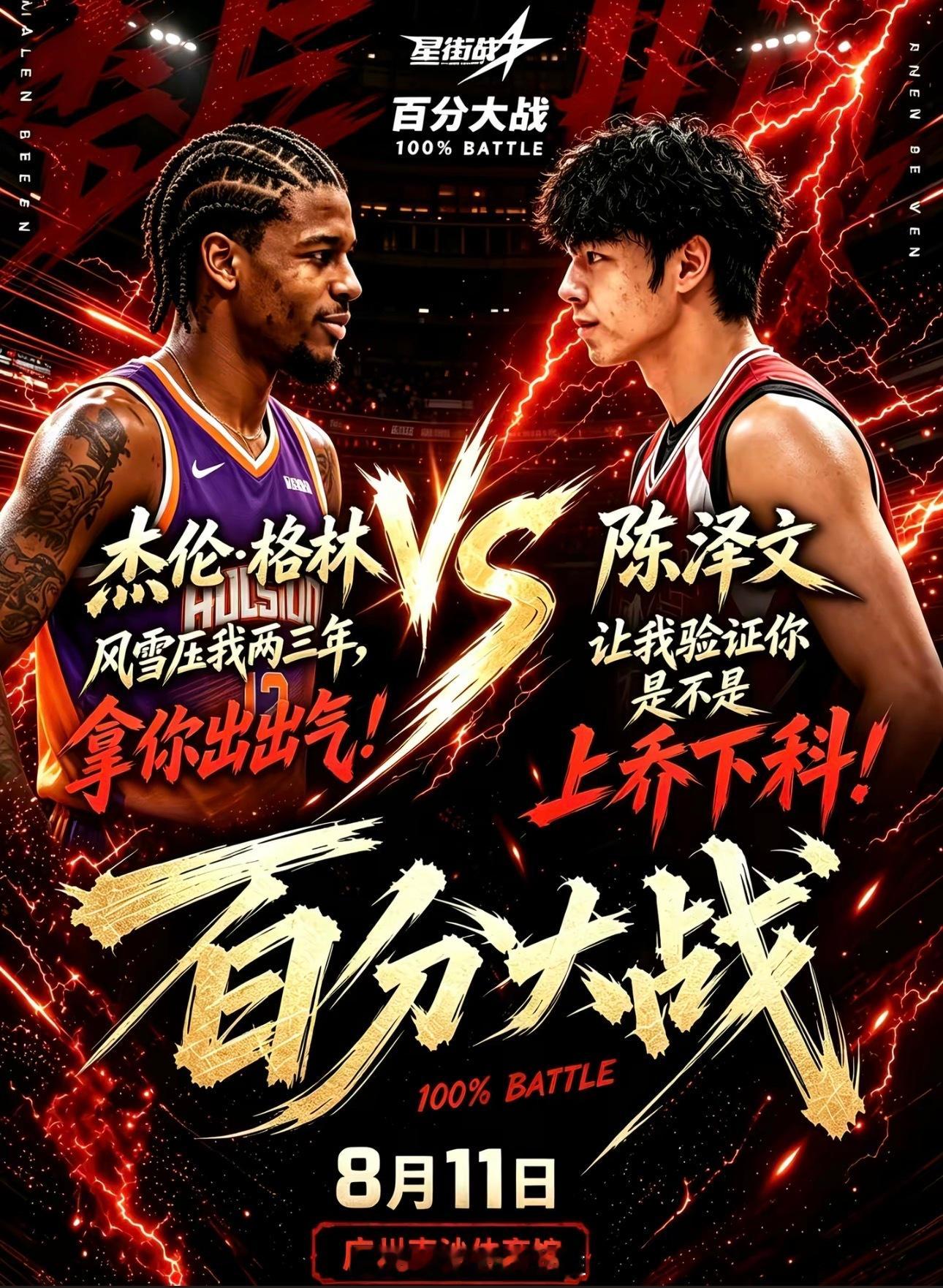 7月30日讯 杰伦·格林已经正式官宣开启中国行行程，确定登陆星街战赛场...