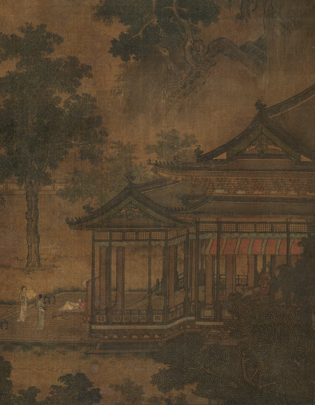 《秋夕诗意（银烛秋光）图》