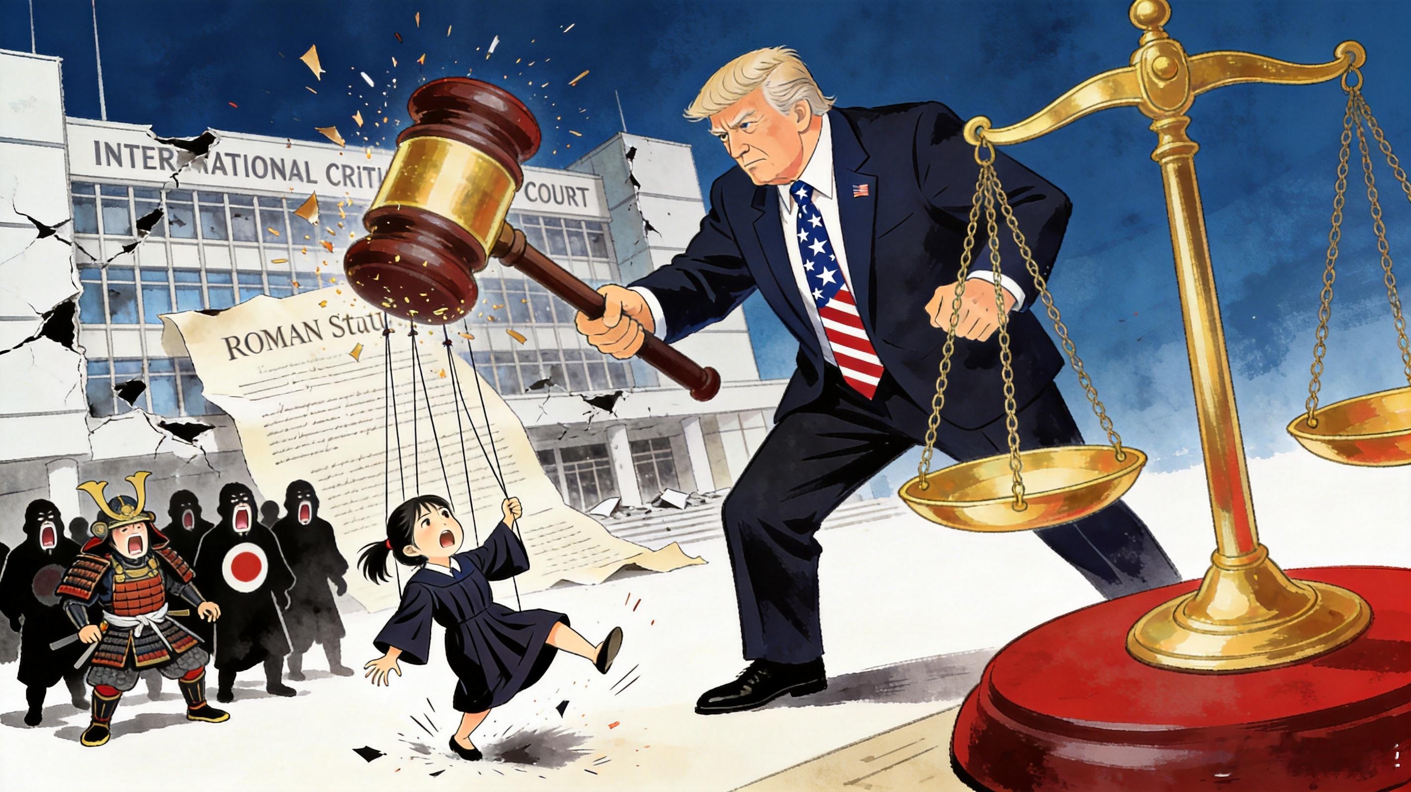 美国制裁国际刑事法院检察官，日本网民先炸了锅

美国对国际刑事法院ICC的检察官赤根智子动手了，上了制裁名单。

赤根智子是谁？是一个日本人，一个在ICC里查战争罪、查侵略罪的检察官。

最有意思的还不是美国敢制裁一个国际法院的人，是日本网民先炸了锅：日本那边一边骂美国霸道——你美国连国际法 ​