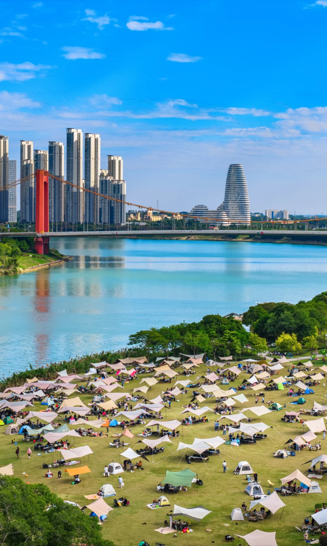 南宁的江边露营已经是next level了吗