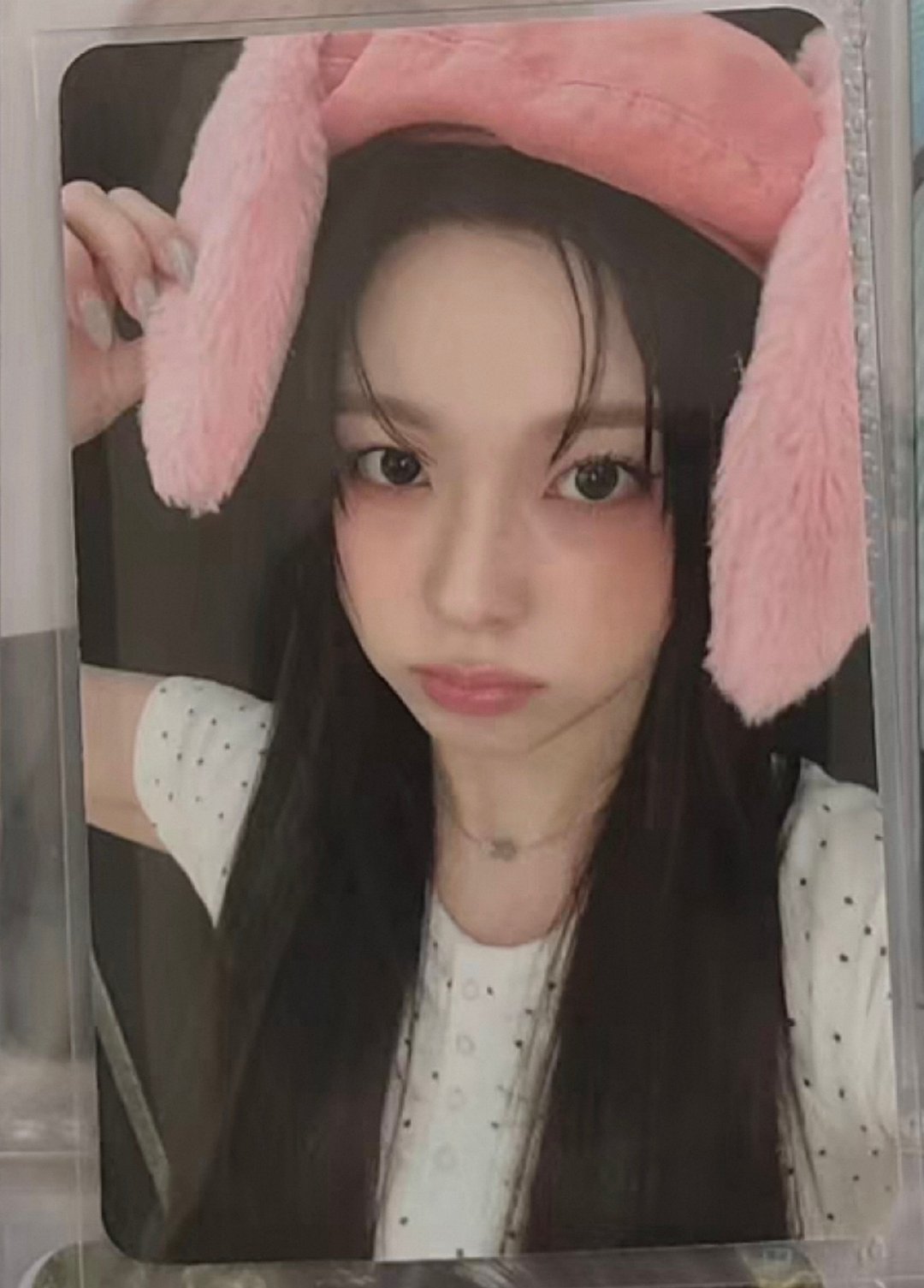 #nmixx中转站[超话]# 坚持不懈收蓝帽蓝羽1 兔耳帽7 [举手]可上盘 ​