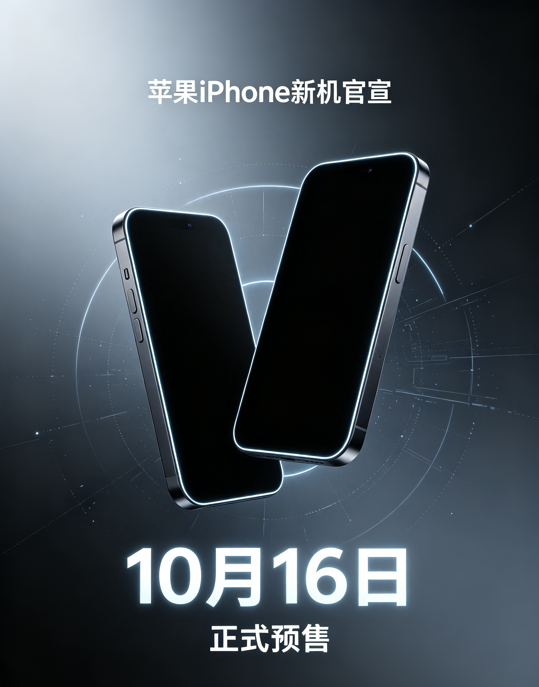 苹果iPhone新机官宣：10月16日，正式预售