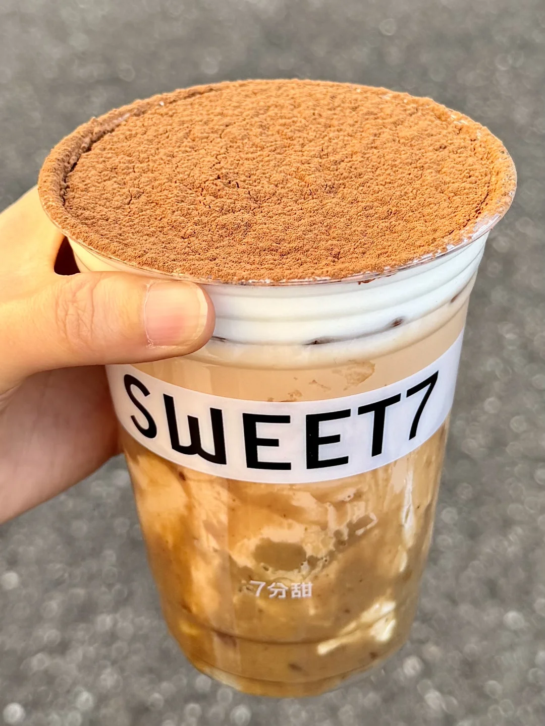 7分甜新出的泰奶液体板栗泥蛋糕！！好上头！！