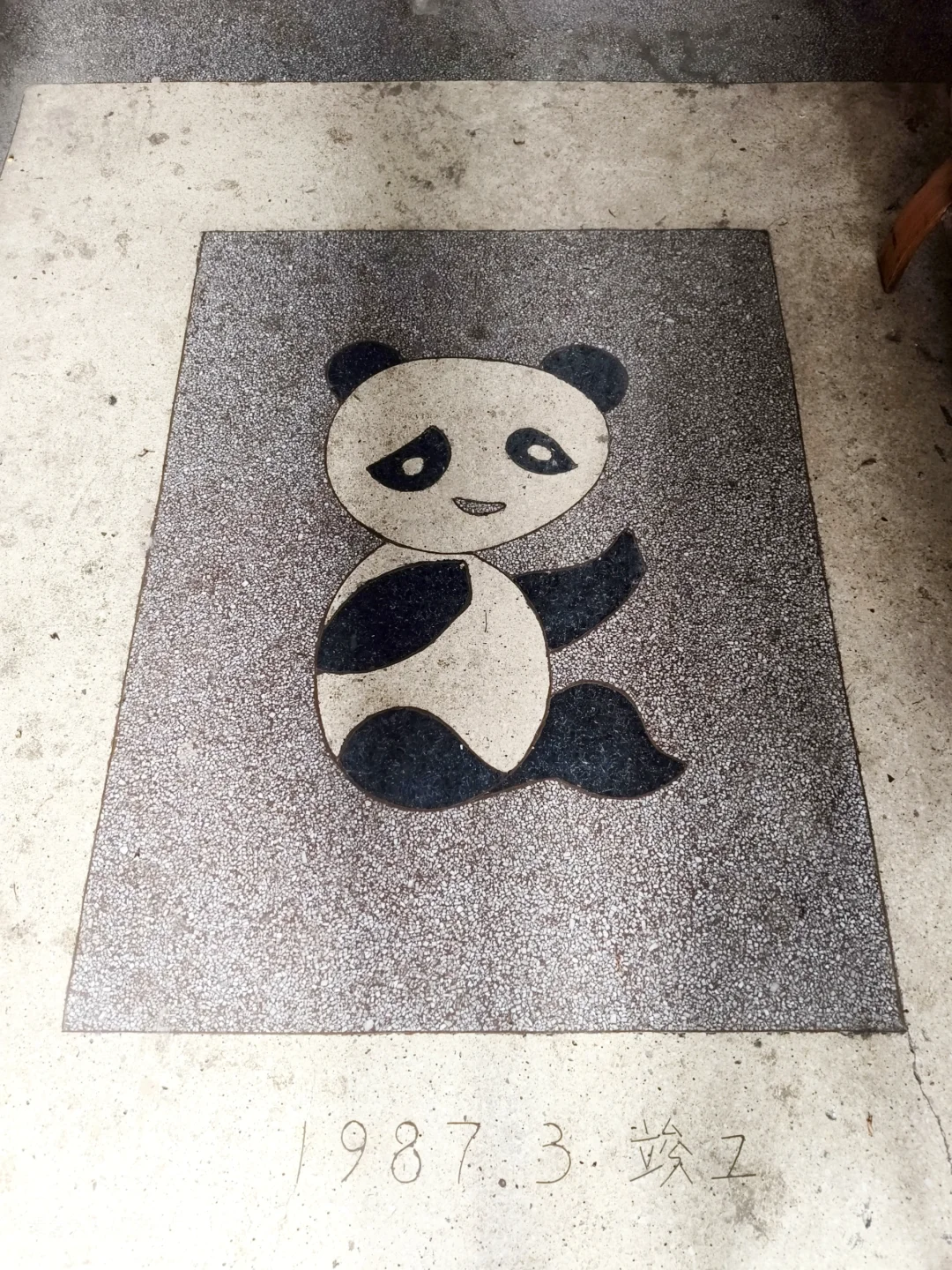 【沙坪坝】80年代单工宿舍熊猫马赛克地砖