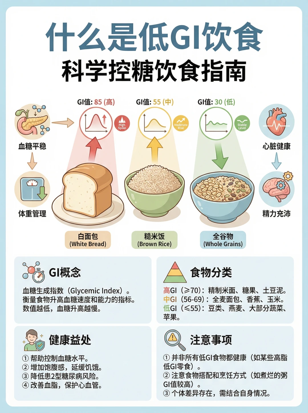 控糖期必备的低GI饮食！