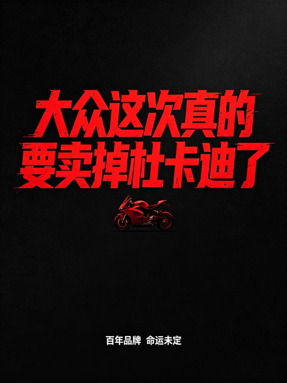 大众这次真的要卖掉杜卡迪了