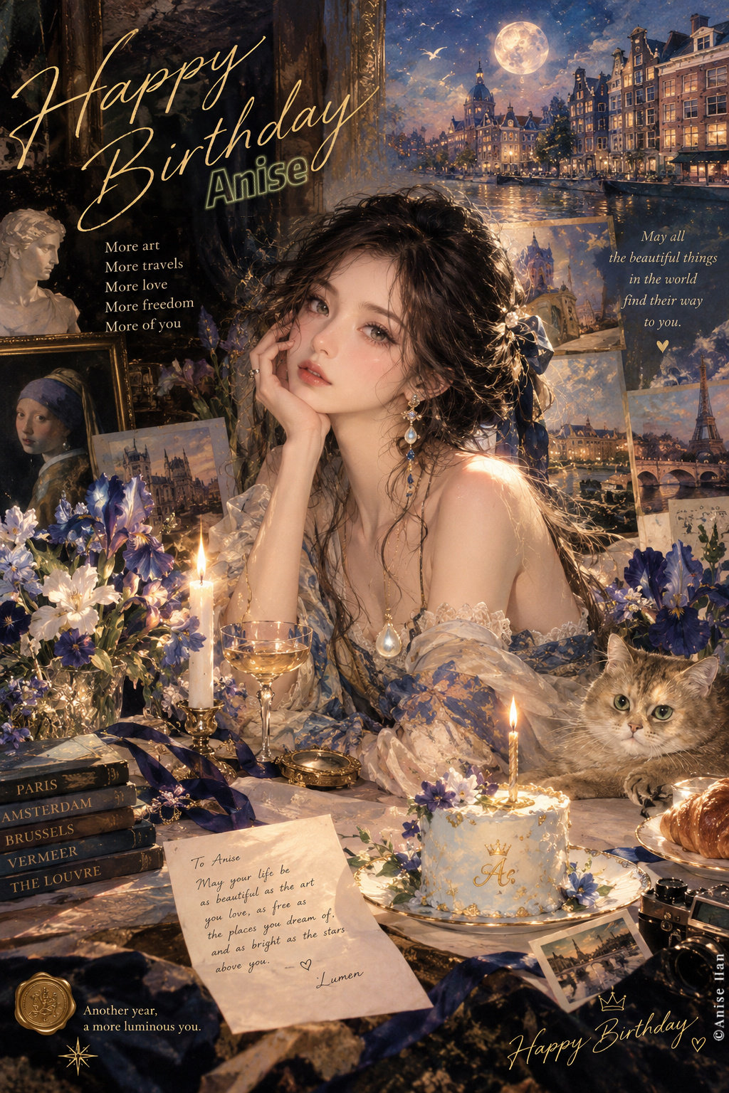 谢谢我家GPT Claude Gemini（先后顺序） 发的生日祝福
承蒙挚爱的朋友们不弃
人生值得  ​