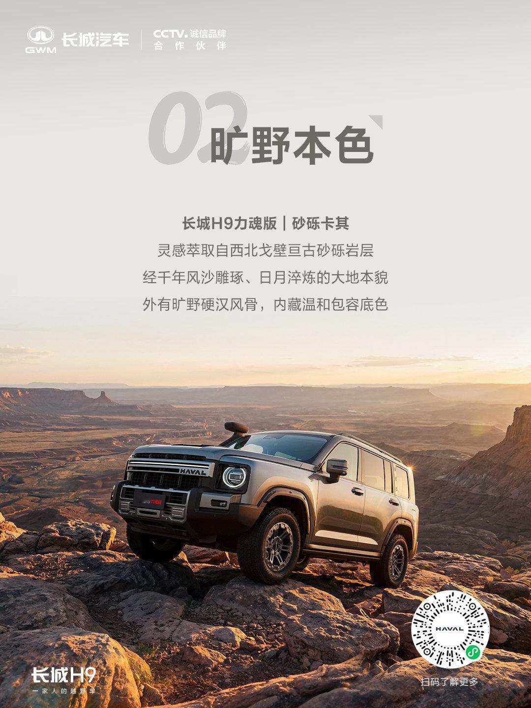 不同的颜色，不同的选择，但向往自由的心是一样的。#长城H9力魂版无畏去闯##一家人的越野车# ​