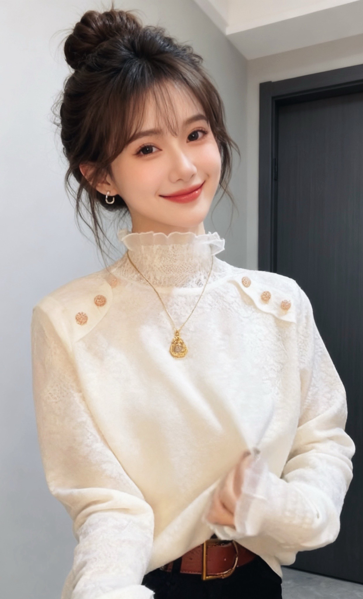 <p>潮流时尚穿搭 打底衫 时尚减龄穿搭 女人味穿搭 早春搭配 <!-...