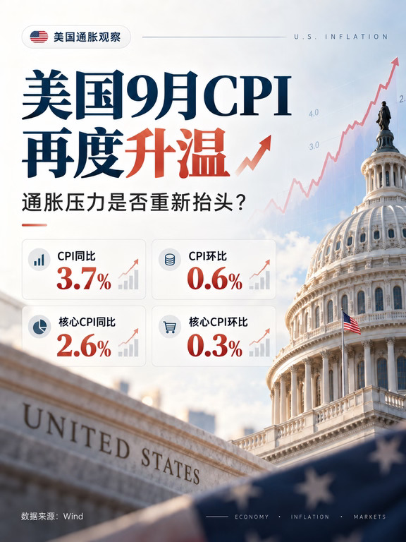 美国CPI升温！美联储10月还会加息吗？