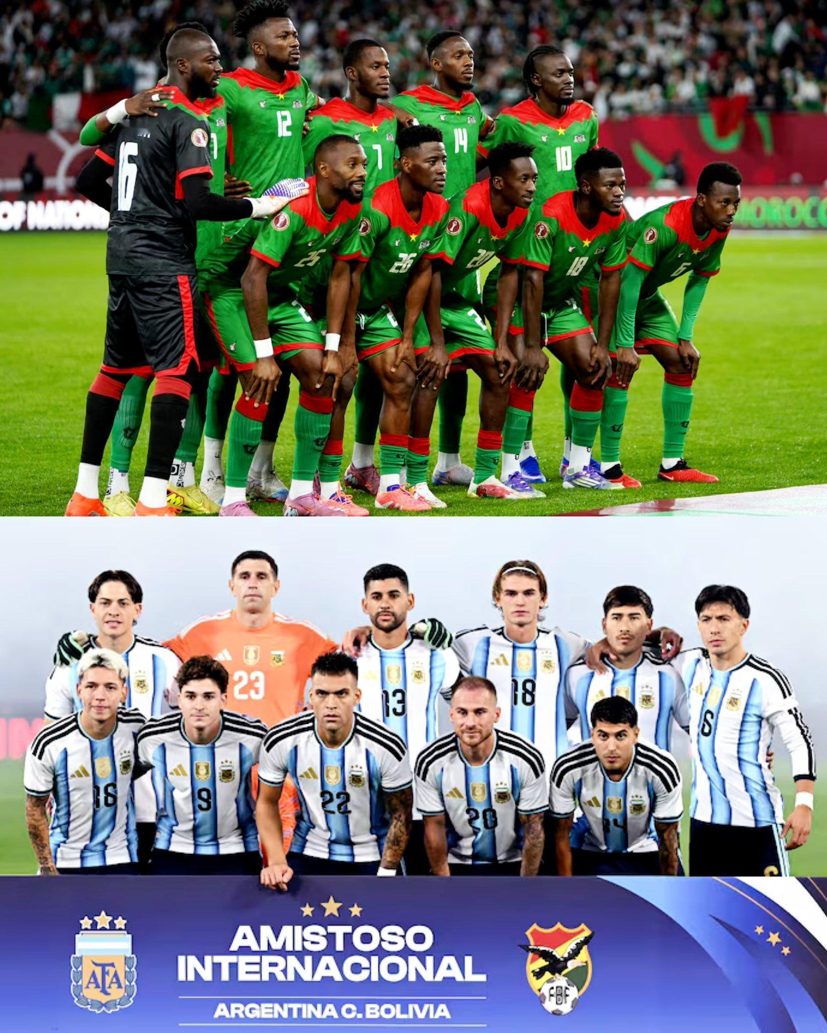⚠️❗️🇧🇫🇦🇷 阿根廷与布基纳法索的友谊赛面临取消风险，原因是非洲代表团行程延误。

距离比赛仅剩不到24小时，球队仍未从摩洛哥起飞前往布宜诺斯艾利斯。据悉，他们决定推迟行程，是因为阿根廷足协未能提供此前承诺的保障条件。

布基纳法索官方声明：

“由于包机公司在未提前通知的情 ​