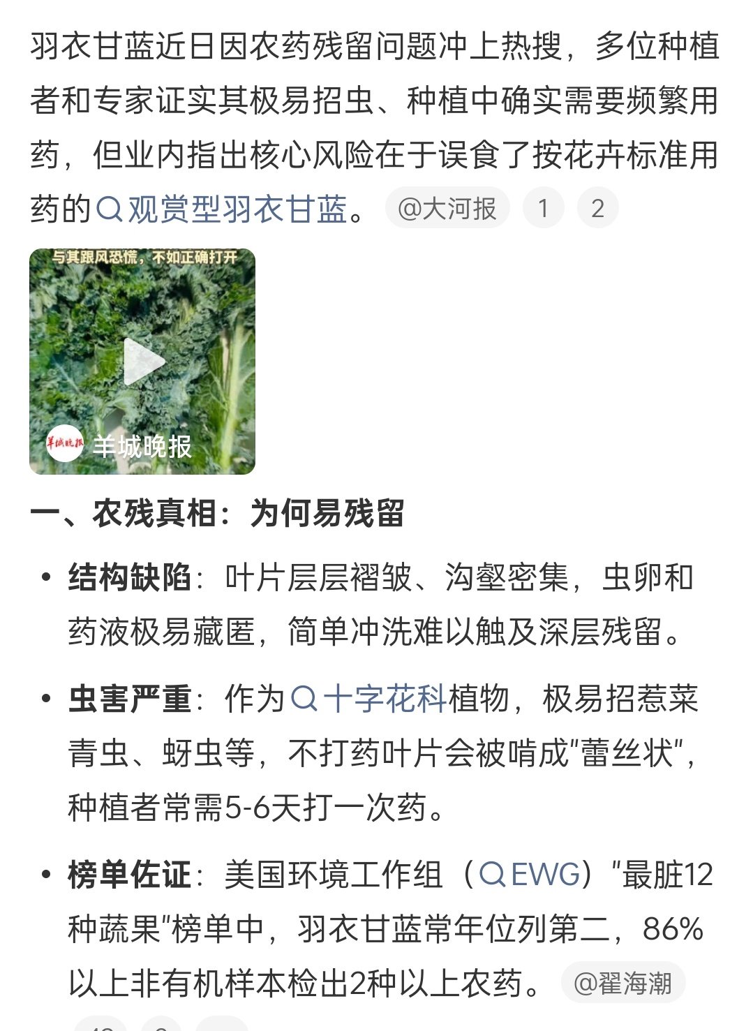 #羽衣甘蓝 农药# 之前还刷到说这个特别好种呢，自己家里都能种，结果竟然要打这么多药吗 ​