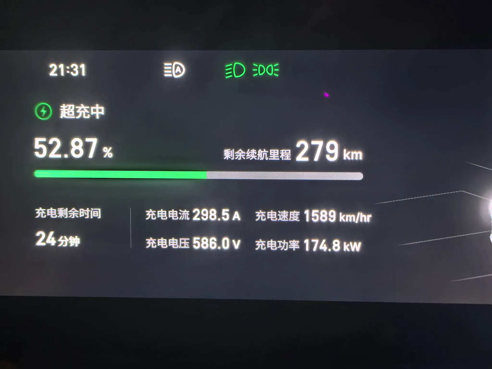 湖北省第一台吉利银河TT体验小鹏超充站和国网普通站对比。