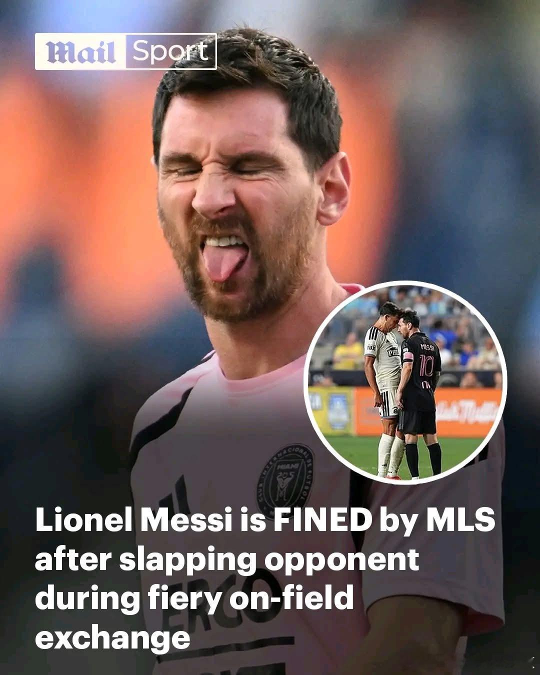 這張照片也太可愛了。

還以為是AI生成，經查是由英國知名媒體 [Daily Mail Sport]（每日郵報體育版）製作的新聞字卡，報導的是 2026 年 8 月美國職業足球大聯盟（MLS）常規賽，由邁阿密國際（Inter Miami CF）對陣費城聯（Philadelphia Union）在比賽後半段的無球狀態下，邁阿密國際球星梅西（Lionel  ​