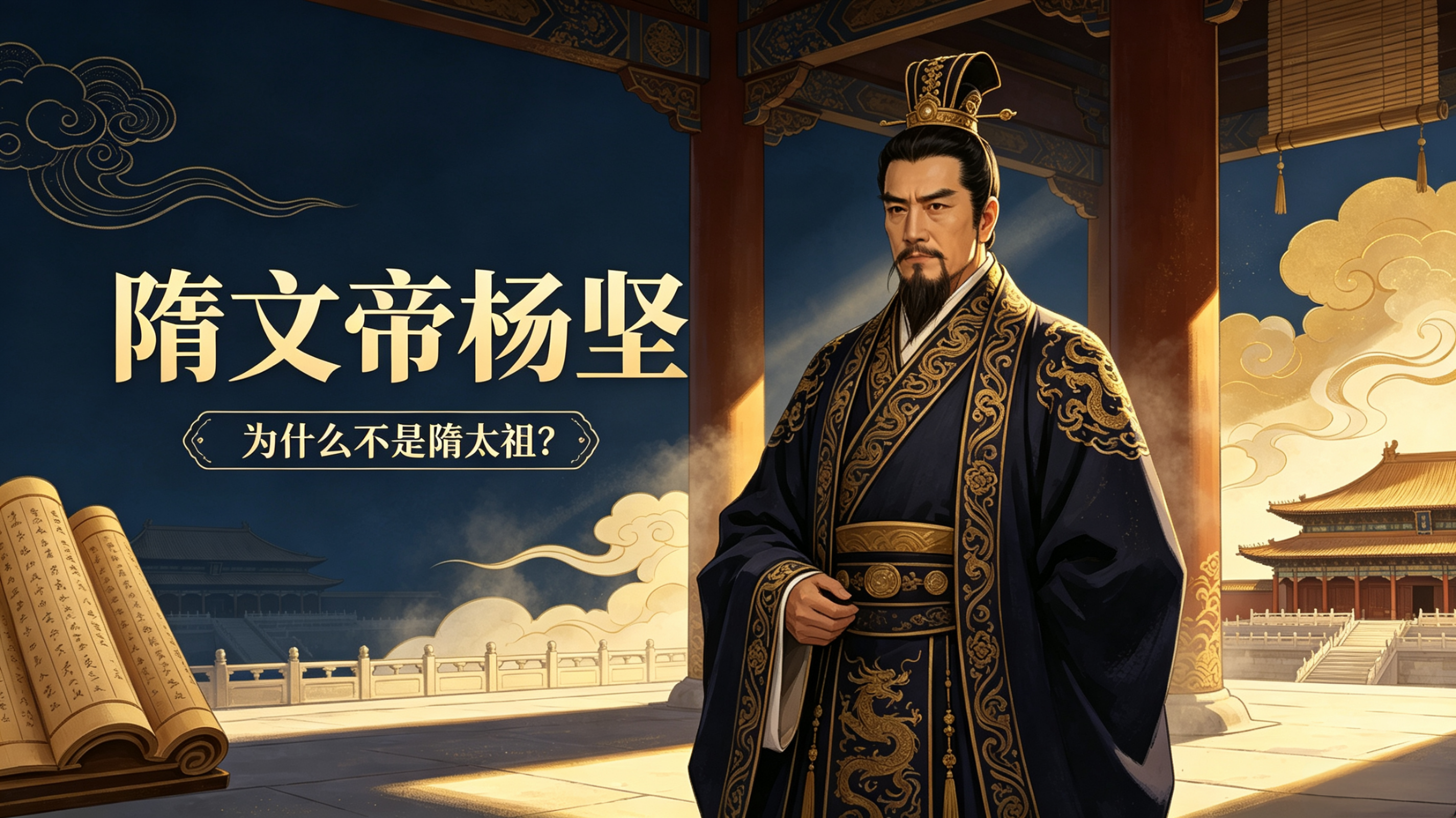 杨坚为什么叫隋文帝，而不是隋太祖？
 
看过历朝历代皇帝称呼，很多人都会有个疑惑：
 
刘邦是汉高祖、朱元璋是明太祖、赵匡胤是宋太祖，几乎大半开国皇帝都带“祖”字。
 
可结束南北朝乱世、一统天下的隋朝开国皇帝杨坚，偏偏叫隋文帝，从来没人叫他隋太祖。
 
这到底是礼制规矩，还是另有隐情？今天一次性讲