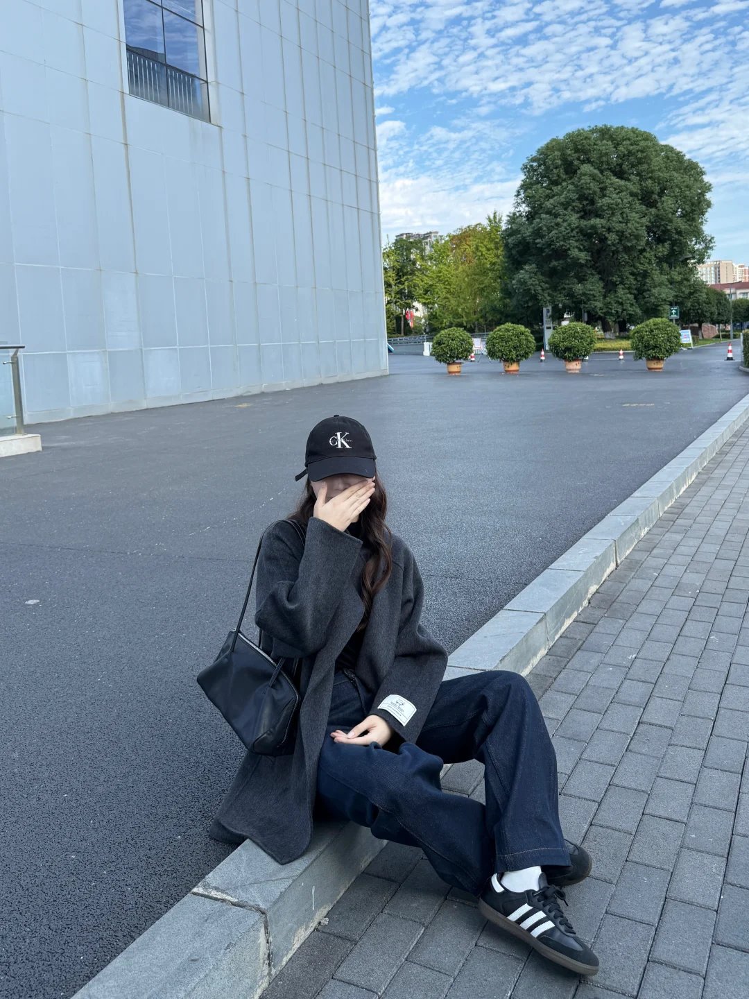 大衣+牛仔的秋冬 简单随性日常