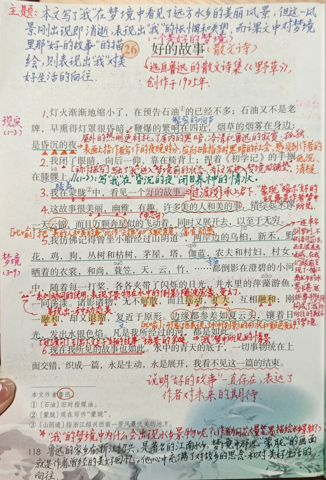 6上备课26《好的故事》