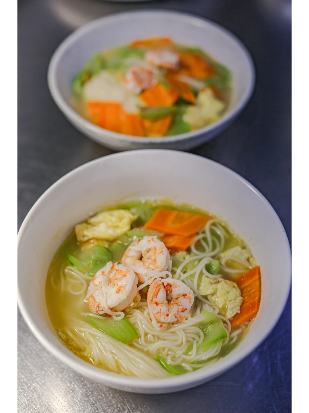 好吃到连汤都不剩的丝瓜三鲜面(149)