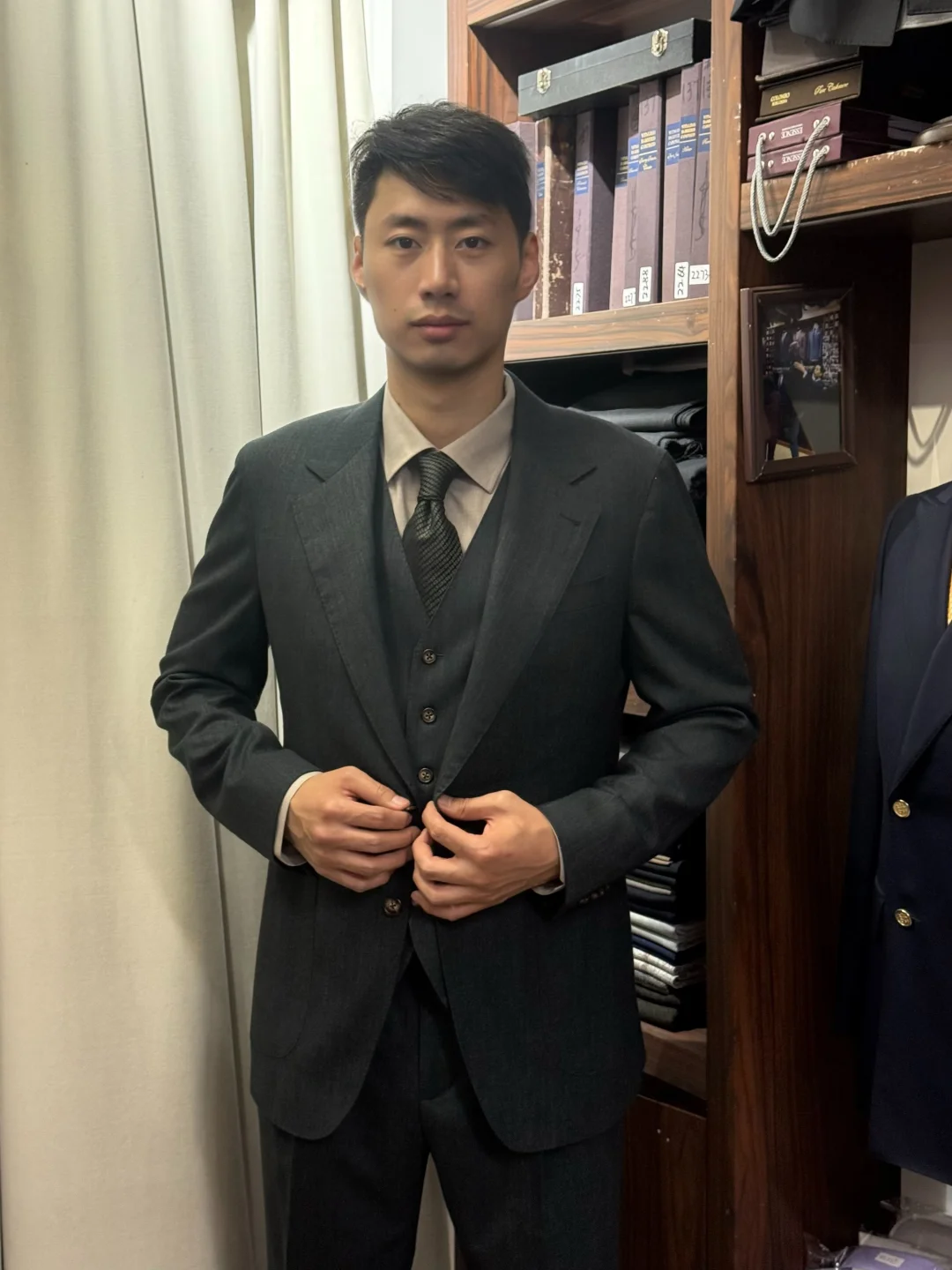 金融男西装定制指南🤵‍♂️南外滩下车经验分