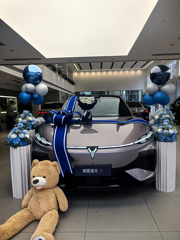 岚图追光S提车、小熊：提车！提车！