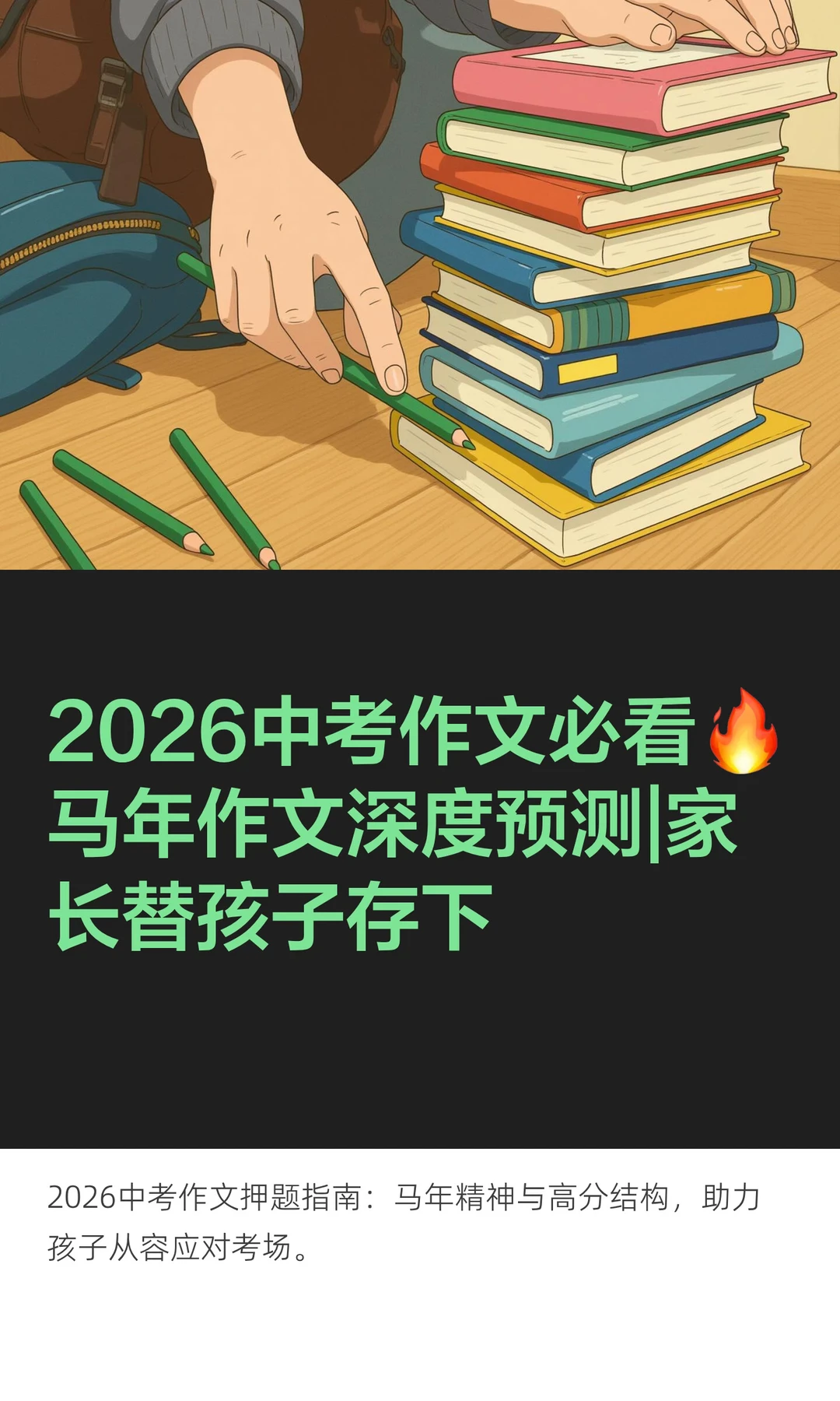 2026中考作文必看🔥马年作文预测|家长收藏
