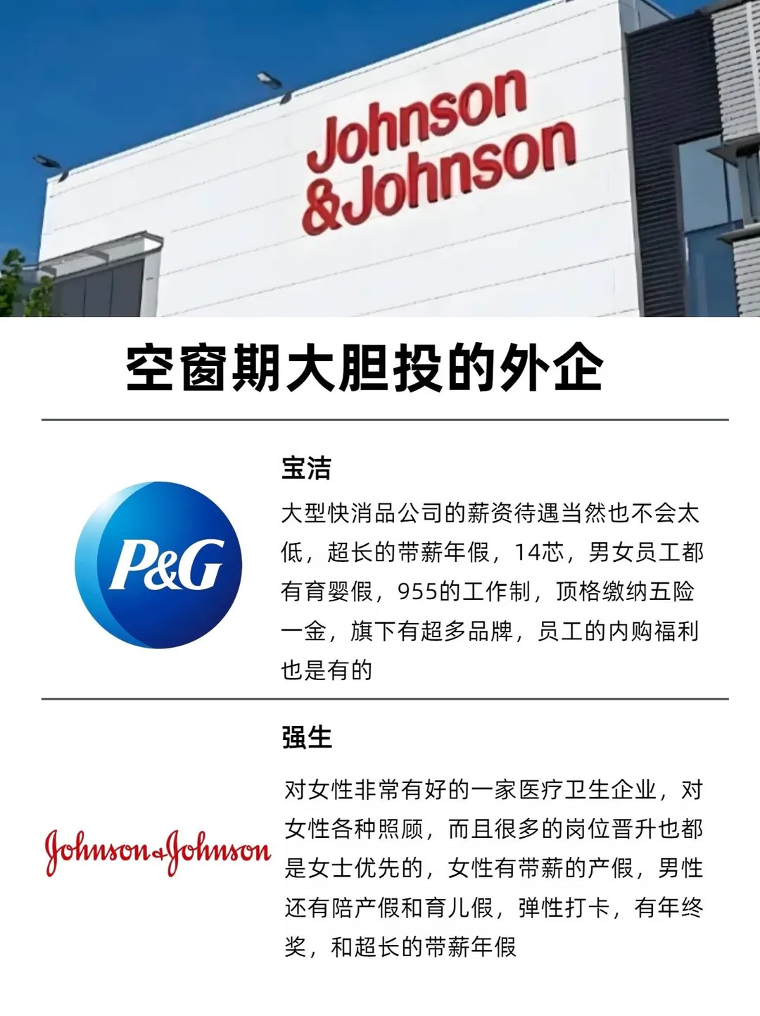空窗期大胆投的外企