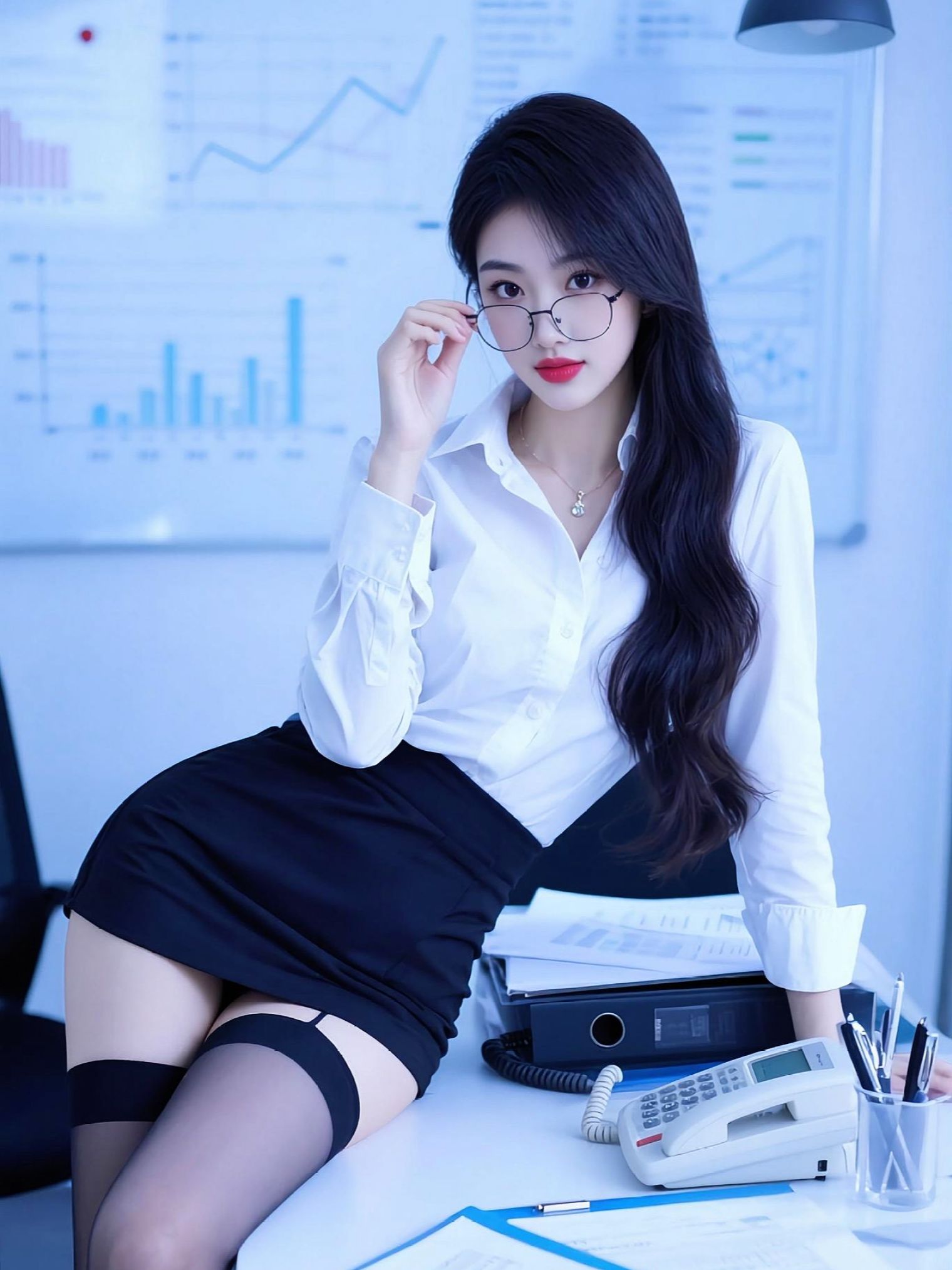 <p>OL风情照 御姐 职业装 秘书小姐姐 妩媚女神风情万种 <!--...