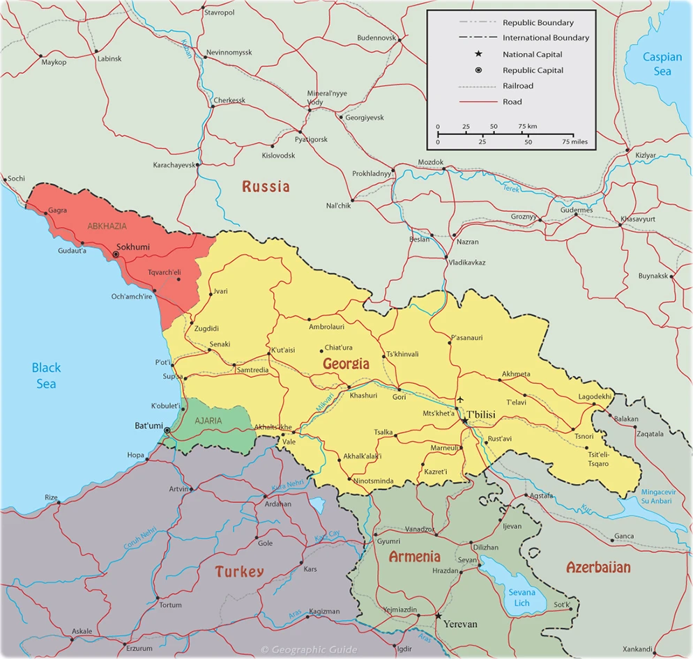 阿布哈兹和阿扎尔，格鲁吉亚的两个自治区