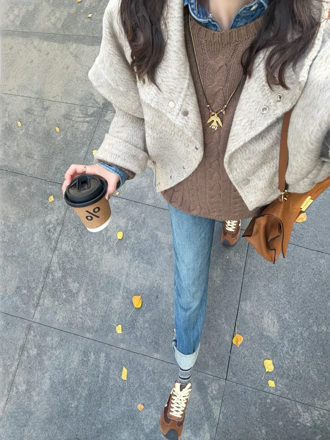 秋冬穿的漂亮大衣🍂基础款叠穿也太绝了叭！