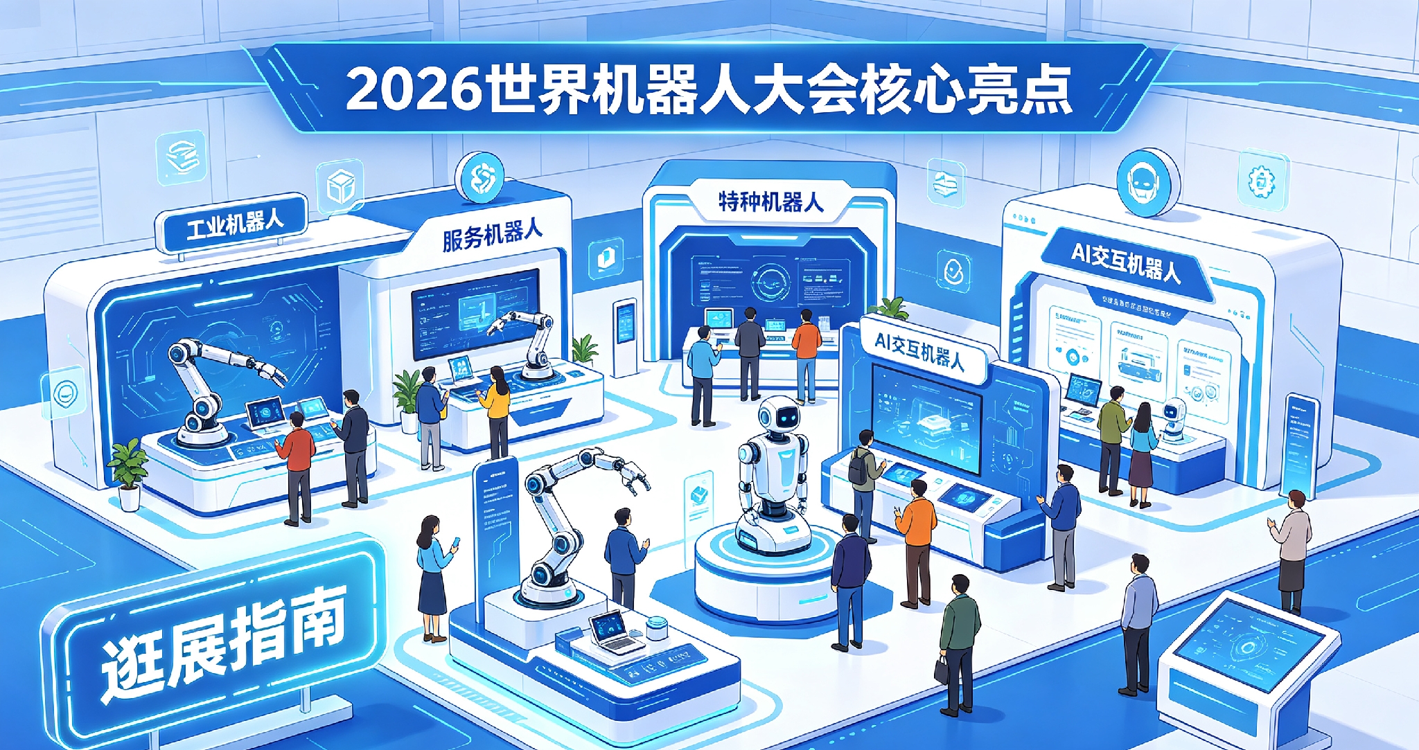 2026世界机器人大会正式开幕，超多硬核科技看点一览
 
备受关注的2026世界机器人大会如期拉开帷幕，这场行业盛会汇聚了国内外众多机器人领域企业与科研机构，集中展示当下机器人产业最新的研发成果。
 
世界机器人大会作为国内机器人行业极具分量的专业展会，每年都会汇集工业、民生、特种等多赛道机器人。从