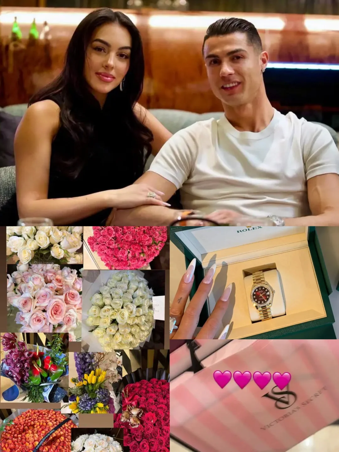 C罗为乔治娜庆祝生日❗原来她才32岁啊