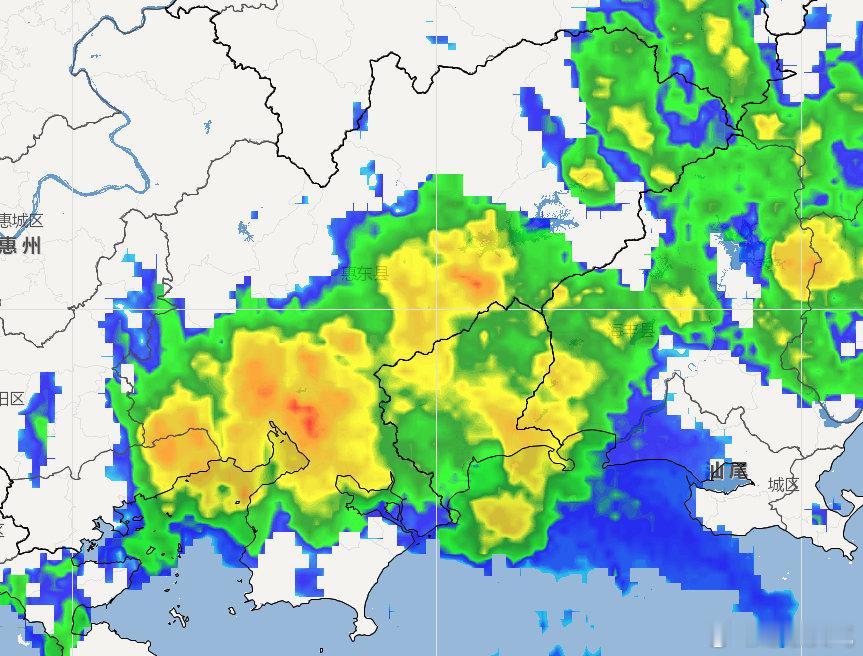 【惠东天气提醒】受东移北抬的对流云团影响，我县已出现明显降雨，预计未来3小时阵雨仍频繁，局部雨势较大并伴有短时强降水、雷电和短时大风等强对流天气，需注意防御。惠东县气象台9月12日19时47分发布 ​