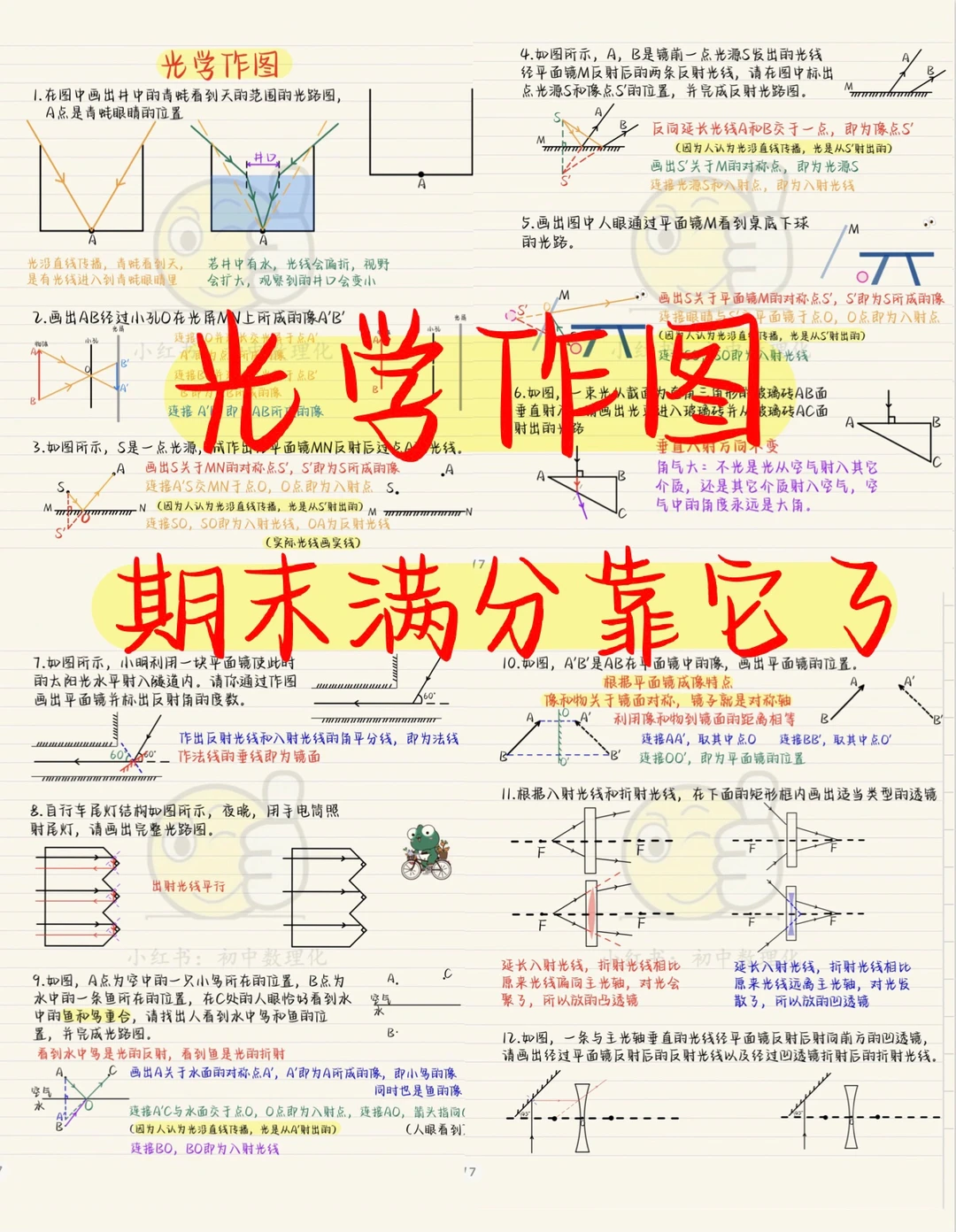 初二物理：期末满分，多亏有它！
