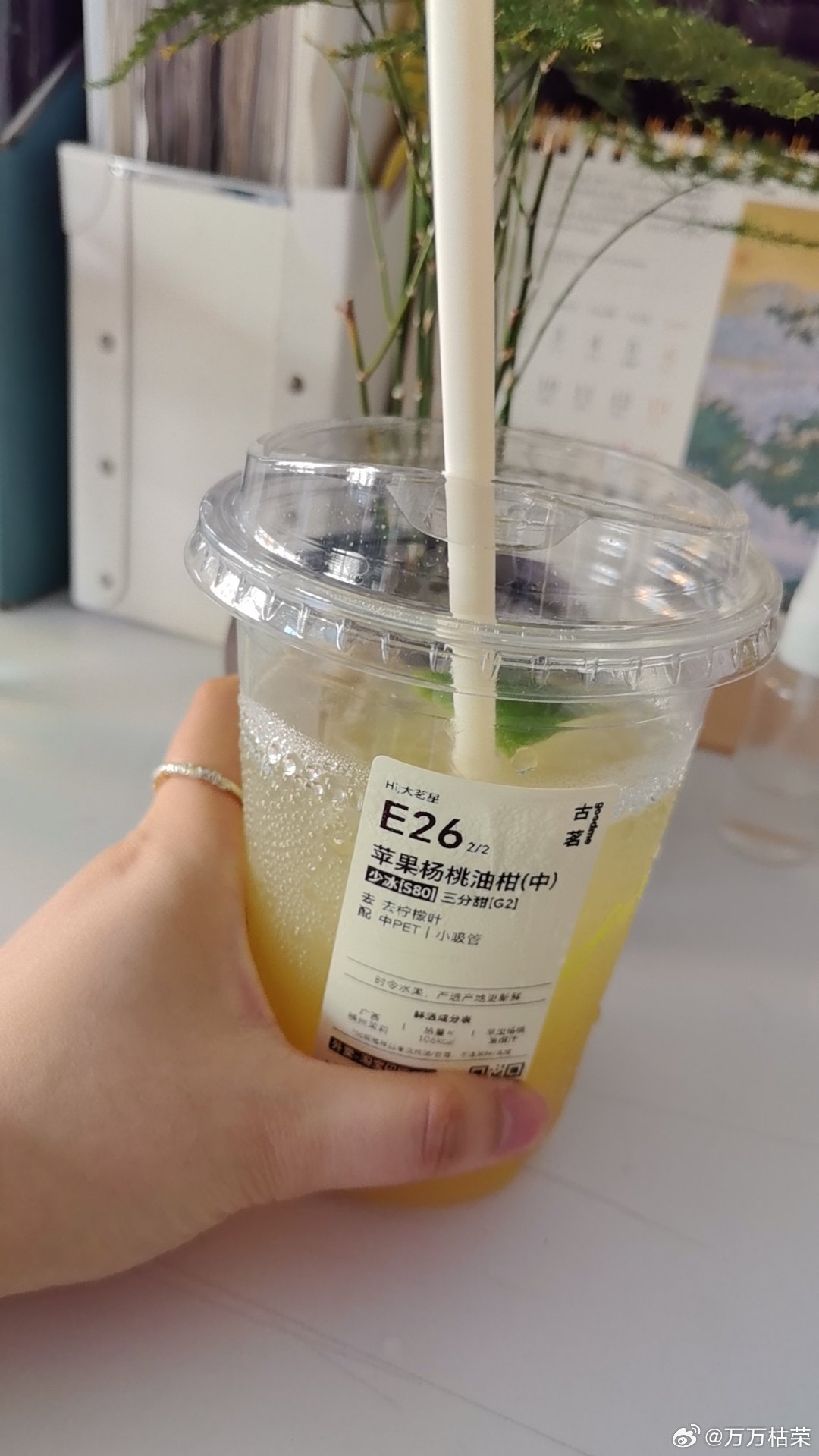 我们这儿秋老虎来了，不下雨之后温度蹭的一下子就上去了，真的好热啊。虽然知道秋天喝冰饮对身体不好，但是热的时候来一杯真的很舒服啊。Body你就原谅我吧，我等天气凉了会多喝几杯红枣生姜苹果汤的。[拜托][拜托][拜托] ​