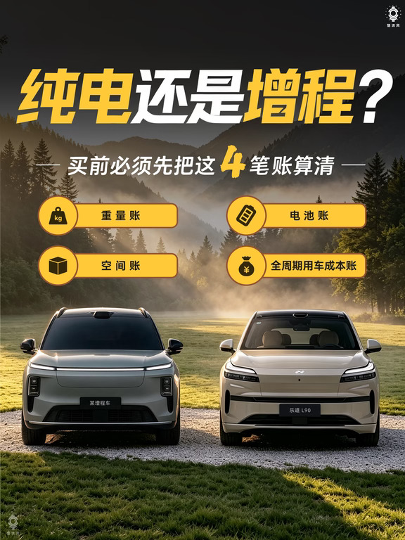买增程误区：为了安心，全周期却多花好几万