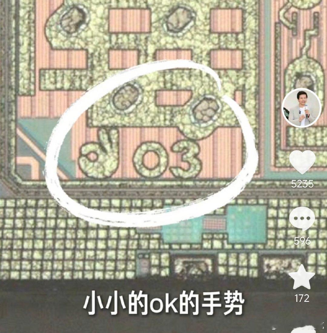 #小米玄戒#不得不说，小米这次的保密工作做得太好了。

希望接下来的产品推进进程，也和玄戒O3芯片里藏的这个手势一样：“万事OK”！ ​